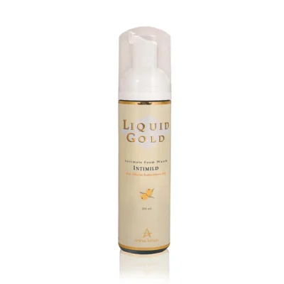 Anna Lotan Liquid Gold intymios higienos prausiklis su šaltalankių aliejumi, 200ml