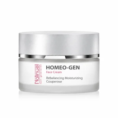 Natinuel Homeo Gen drėkinantis kremas jautriai veido odai, 50ml