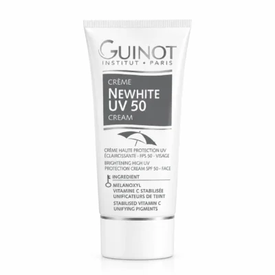Guinot Newhite Cream šviesinamoji apsauginė priemonė veidui su spalva SPF50, 30ml