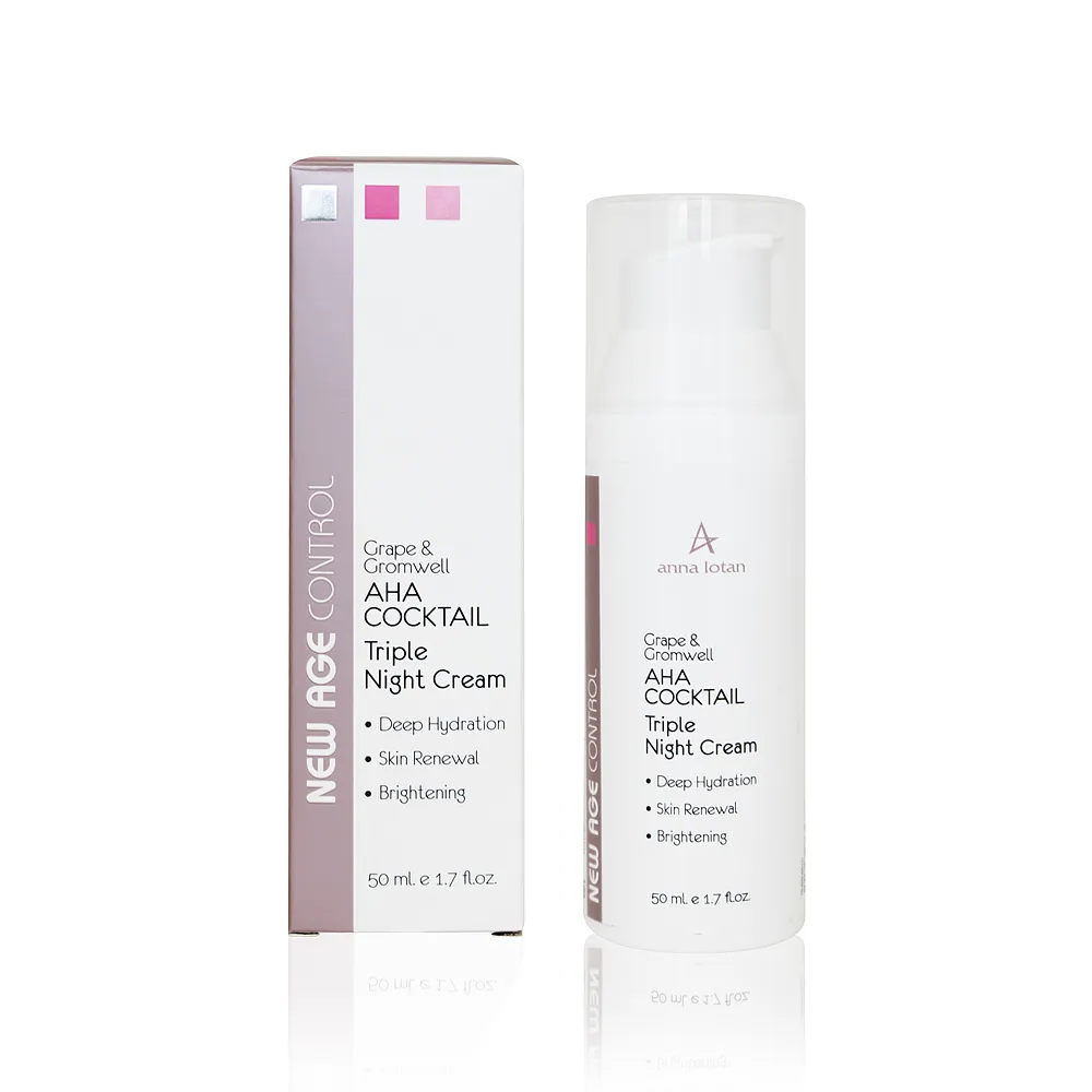 ANNA LOTAN New Age Control trejopo poveikio naktinis kremas, 50 ml Anna Lotan New Age Control Triple Night Cream trejopo poveikio naktinis kremas, 50 ml
