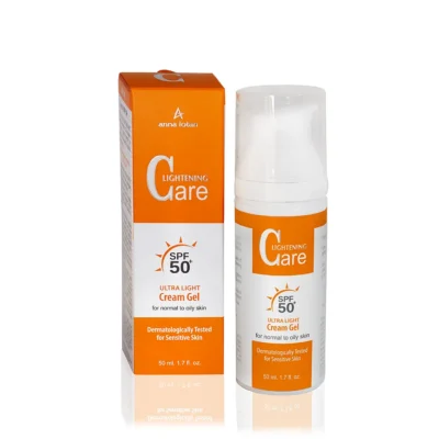 Anna Lotan C White ypač lengvos tekstūros kremas gelis SPF 50, 50 ml