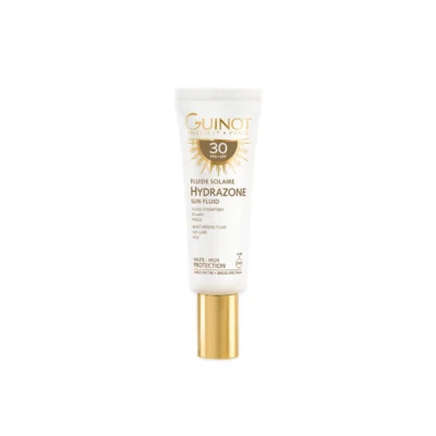 GUINOT Hydrazone Sun drėkinamsis fluidas nuo saulės veidui SPF 30, 50 ml