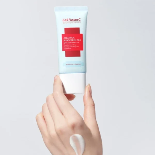 Cell Fusion C Aquatica Sunscreen SPF50 drėkinamasis kremas nuo saulės, 50 ml - Image 2