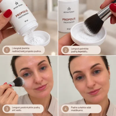 Anna Lotan Propolis pudros naudojimas 1