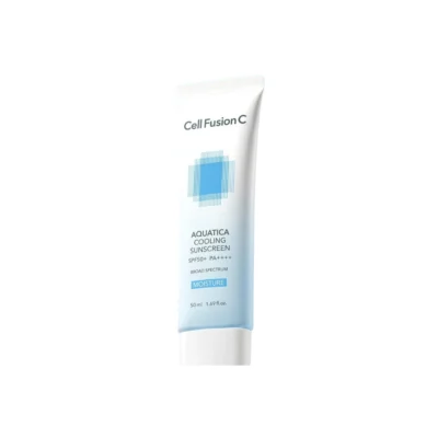 Cell Fusion C vėsinantis ir drėkinantis kremas nuo saulės Aquatica Cooling Sunscreen SPF50 PA, 50 ml