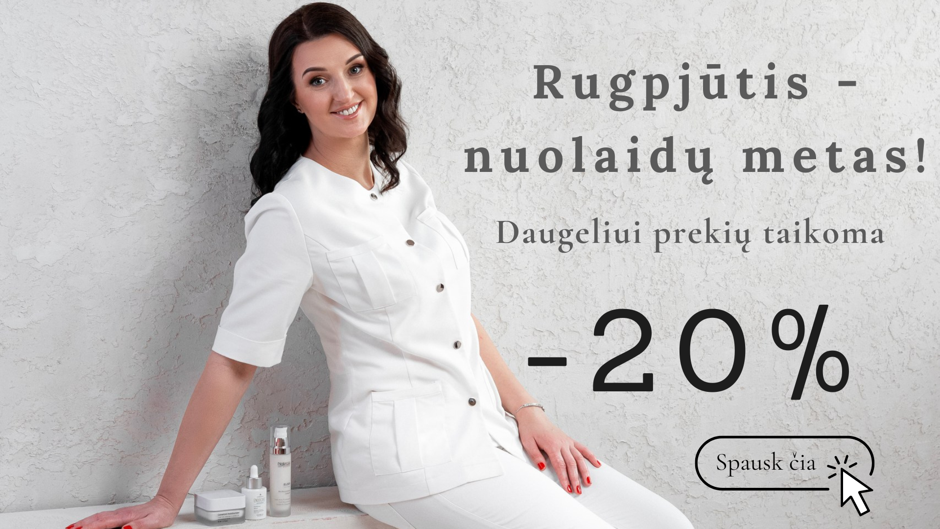 nuolaidos rugpjuti