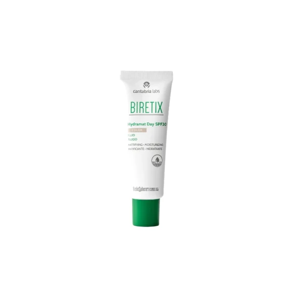Biretix Hydramat Day SPF30 fluidas su spalva, 50ml