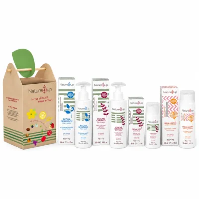 Naturys kosmetikos rinkinys jautriai odai, 4 prod.
