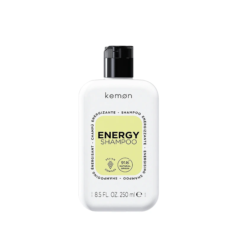 KEMON CARE ENERGY Energizuojantis šampūnas trapiems ir slinkti linkusiems plaukams 250ml