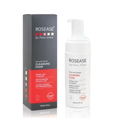 Anna Lotan ROSEASE švelnios valomosios putos, 150ml