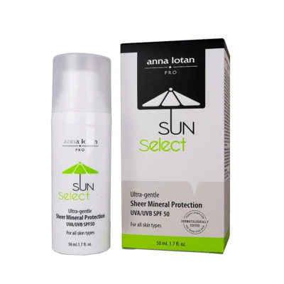 Anna Lotan PRO mineralinė UVA/UVB apsauga nuo saulės SPF50, 50ml