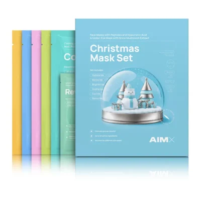 AIMX Veido kaukių rinkinys "Christmas Mask Set", 6 vnt