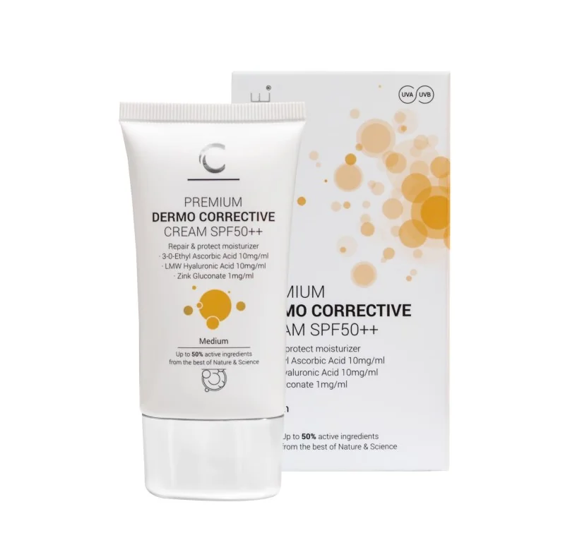Cliniccare Dermo Corrective koreguojamasis kremas SPF50++, spalva Medium, 35ml